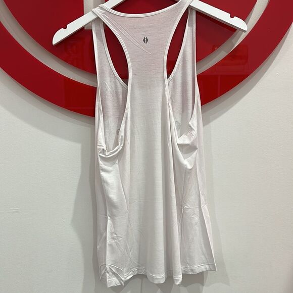 - Pure Barre Tavi Noir Racerback Tank Cloud Size Large - Picture 2 of 2